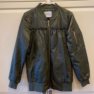 Katherine Barclay women’s small bomber jacket.